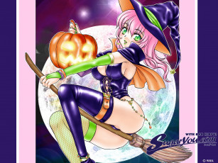 Картинка аниме halloween magic