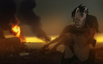 Картинка аниме weapon blood technology