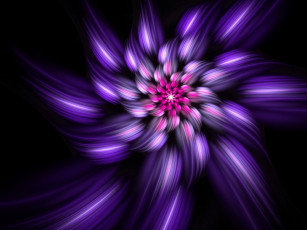 Картинка 3д графика fractal фракталы фон узор