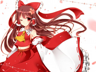 Картинка hakurei reimu аниме touhou
