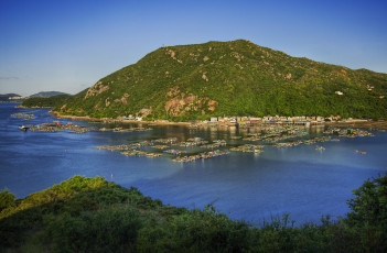 Картинка города пейзажи океан море гора побережье