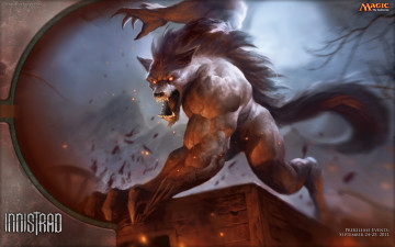 Картинка фэнтези magic the gathering оборотень