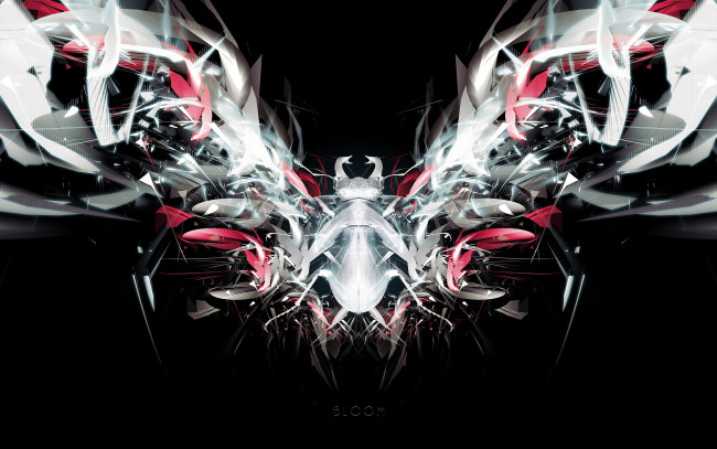 Обои картинки фото 3д, графика, abstract, абстракции, bloom