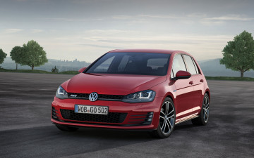 обоя автомобили, volkswagen, golf, gtd