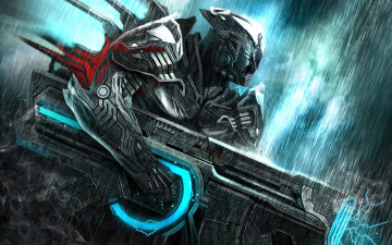 Картинка фэнтези роботы +киборги +механизмы оружие