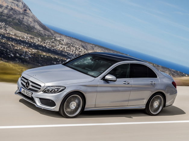 Обои картинки фото автомобили, mercedes-benz, line, avantgarde, bluetec, 2014, w205, c, 250