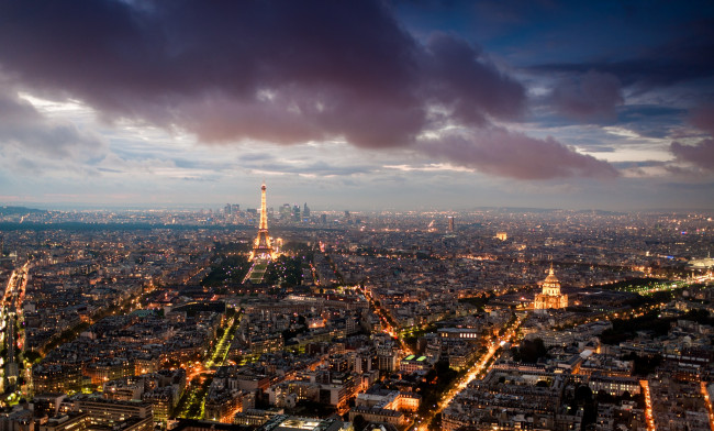 Обои картинки фото города, париж , франция, панорама