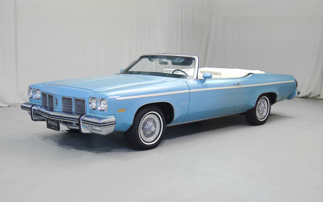 Обои картинки фото автомобили, oldsmobile, blue