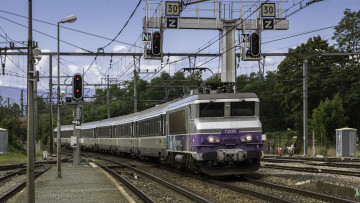 Картинка техника электрички железная дорога локомотив состав