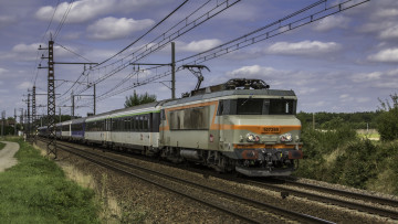 Картинка техника электрички железная дорога локомотив состав