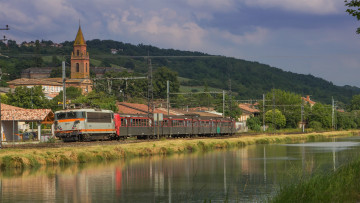 Картинка техника поезда железная дорога локомотив состав