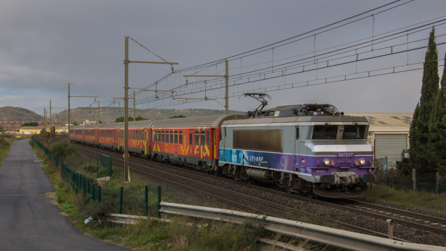 Обои картинки фото техника, электрички, железная, дорога, локомотив, состав