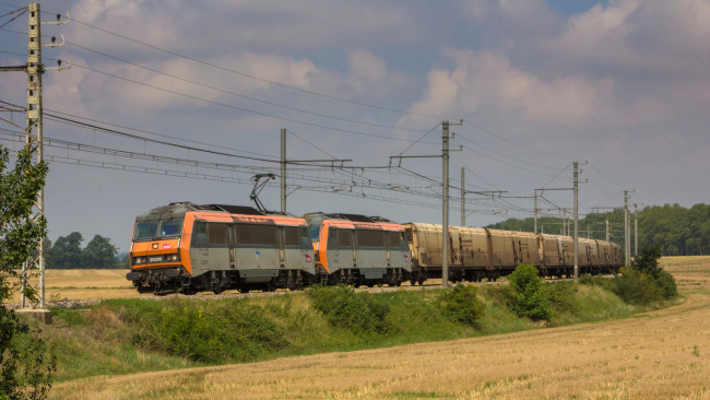 Обои картинки фото техника, электрички, железная, дорога, локомотив, состав