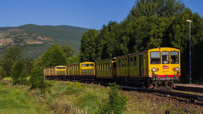 Обои картинки фото техника, поезда, железная, дорога, локомотив, состав