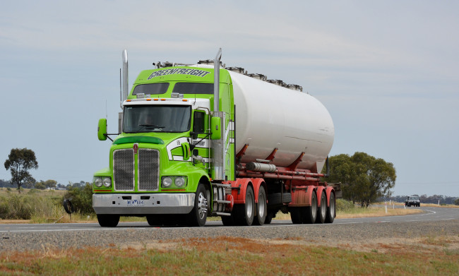 Обои картинки фото kenworth, автомобили, тяжелый, грузовик, седельный, тягач