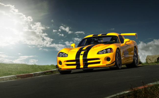 Обои картинки фото dodge viper, автомобили, dodge, спорткар