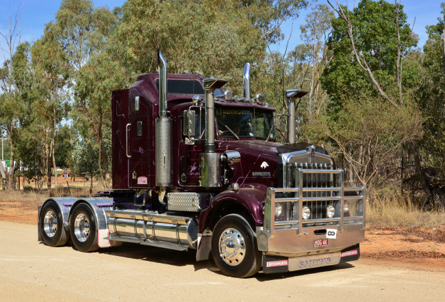 Обои картинки фото автомобили, kenworth, тяжелый, грузовик, седельный, тягач