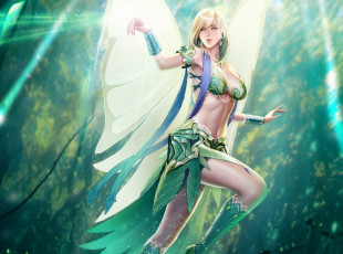 Картинка фэнтези феи природа арт фея девушка взгляд крылья