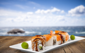 Картинка еда рыба +морепродукты +суши +роллы роллы суши japanese seafood sushi
