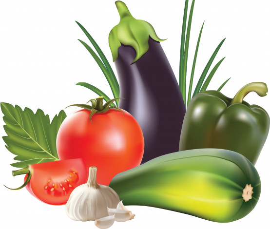 Обои картинки фото векторная графика, еда , food, приправа, перец, грибы, помидор, чеснок