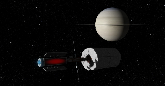 Обои картинки фото космос, арт, звезды, планета, вселенная, полет, космический, корабль