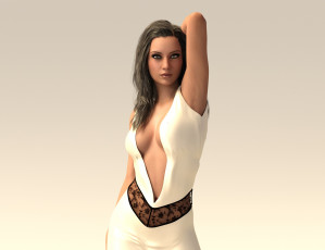 Картинка 3д+графика люди+ people фон взгляд девушка