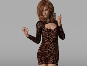 Картинка 3д+графика люди+ people фон взгляд девушка