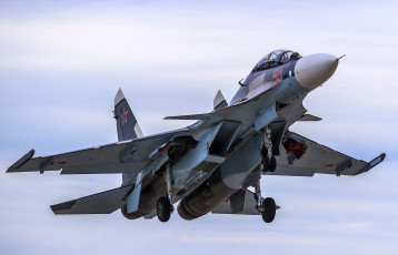 Картинка su-30sm авиация боевые+самолёты истребитель