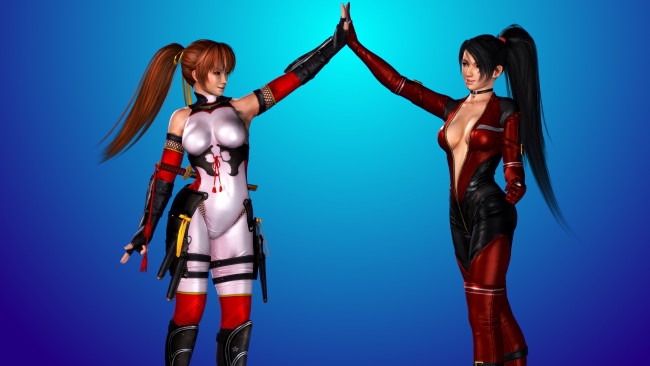 Обои картинки фото 3д графика, люди , people, взгляд, девушки, фон