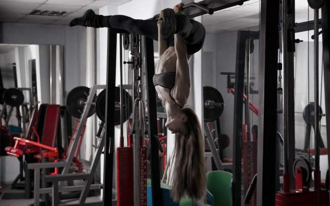 Обои картинки фото спорт, фитнес, девушка