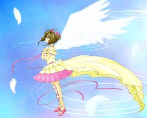 Картинка cardcaptor+sakura аниме card+captor+sakura фон взгляд девушка