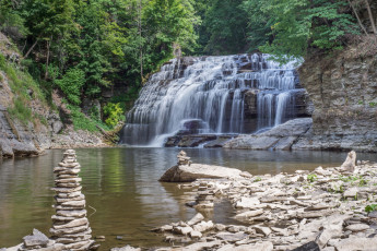 Картинка природа водопады простор