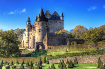 Картинка schloss+b& 252 rresheim города замки+германии простор