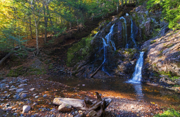 Картинка природа водопады простор