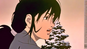 Картинка календари аниме профиль лицо взгляд девушка