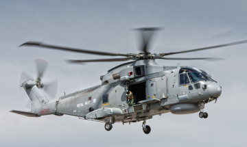 Картинка agustawestland+eh101+merlin авиация вертолёты вертушка