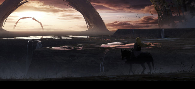 Обои картинки фото аниме, животные,  существа, фентези