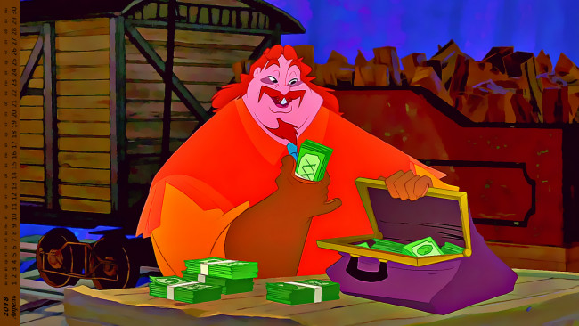 Обои картинки фото календари, кино,  мультфильмы, деньги, мужчина