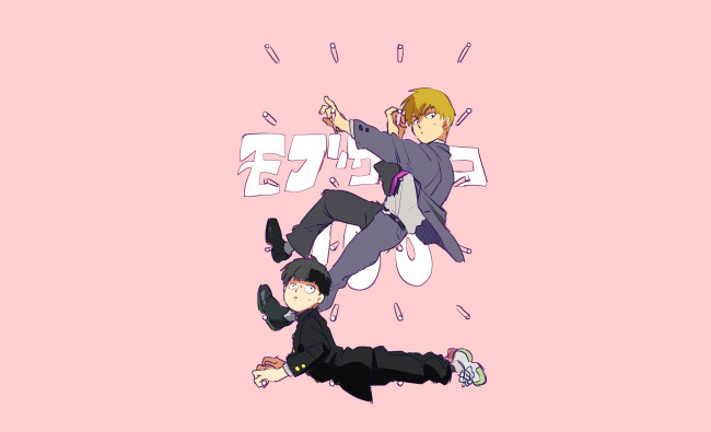 Обои картинки фото аниме, mob psycho 100, парни