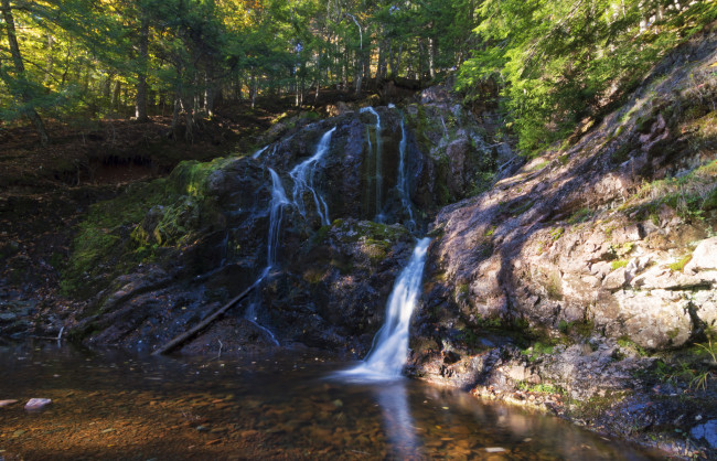 Обои картинки фото природа, водопады, простор