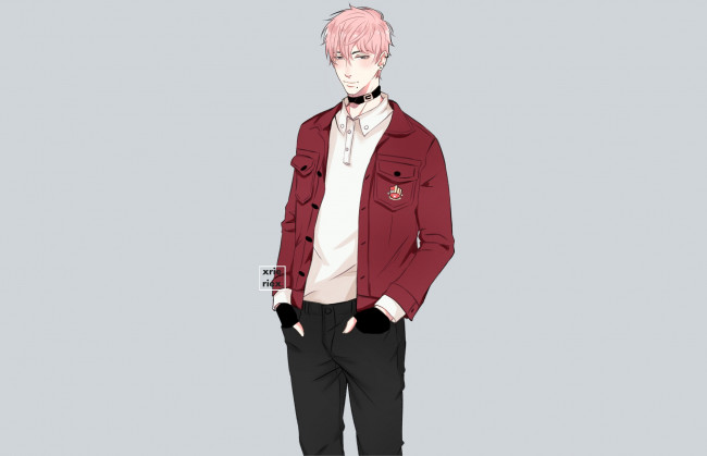 Обои картинки фото аниме, unknown,  другое , парень