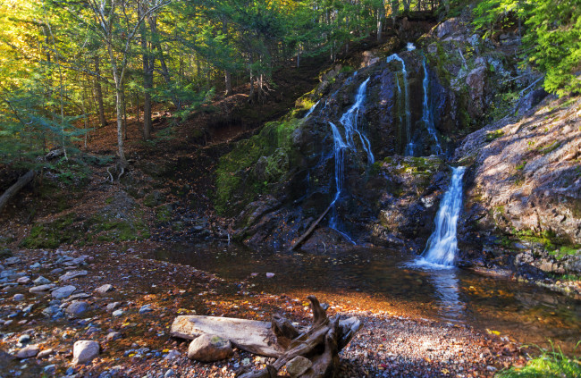 Обои картинки фото природа, водопады, простор
