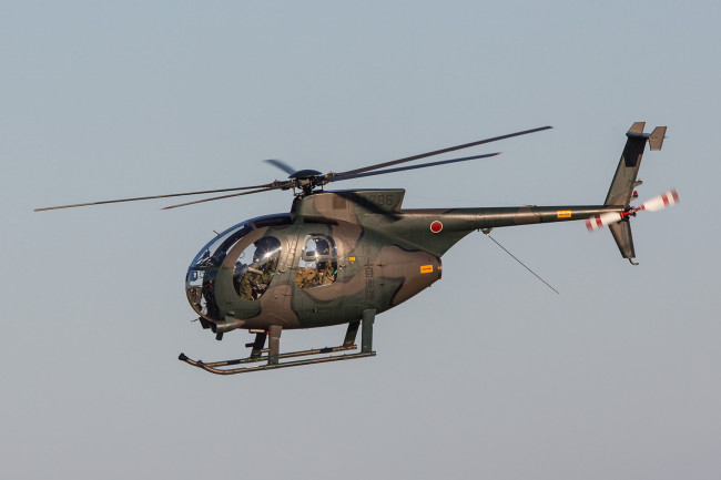 Обои картинки фото hughes oh-1, авиация, вертолёты, вертушка