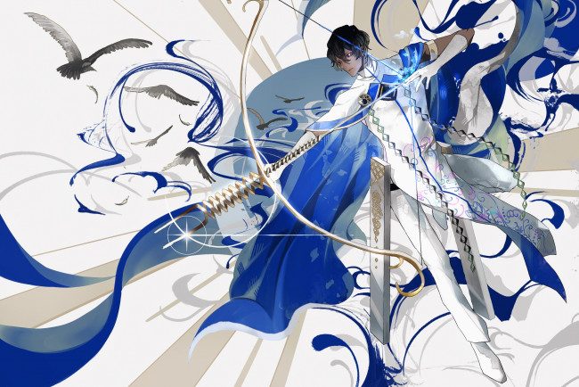 Обои картинки фото аниме, fate, stay night, арчер