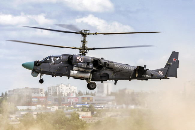 Обои картинки фото ka-52 `alligator`, авиация, вертолёты, вертушка