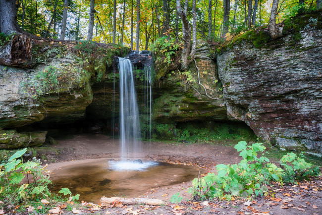 Обои картинки фото природа, водопады, простор