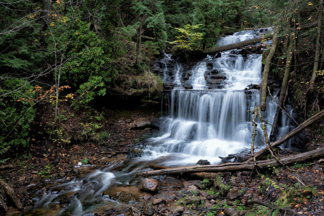 Обои картинки фото природа, водопады, простор