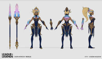 Картинка видео+игры league+of+legends nidalee оружие ракурсы