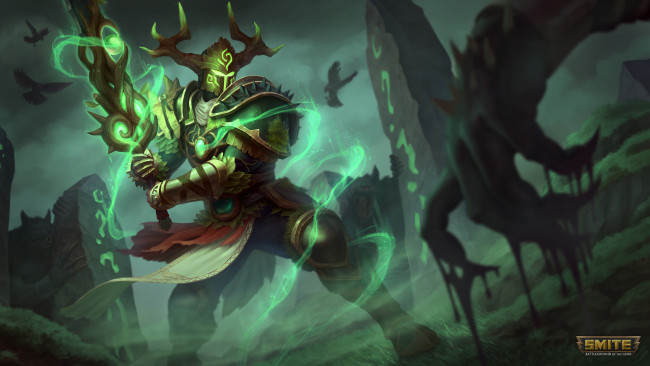 Обои картинки фото видео игры, smite
