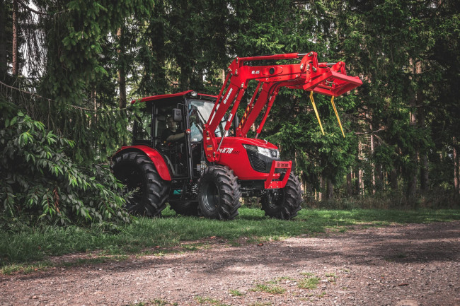 Обои картинки фото техника, фронтальные погрузчики, branson